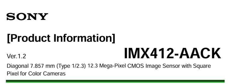 Сенсор Sony IMX455AQK-K